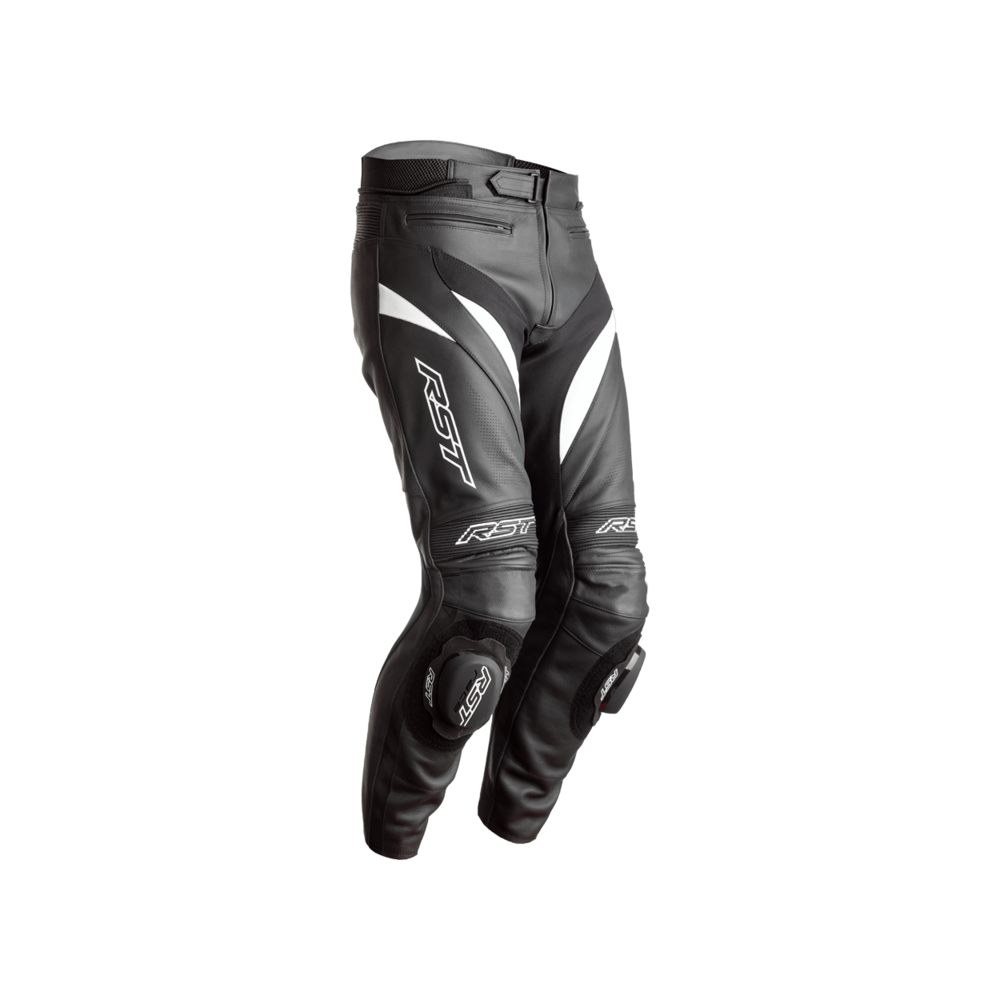 Pantalon RST Tractech Evo 5 CE cuir - blanc/noir taille S