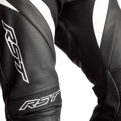 Pantalon RST Tractech Evo 4 CE cuir - blanc/noir taille M