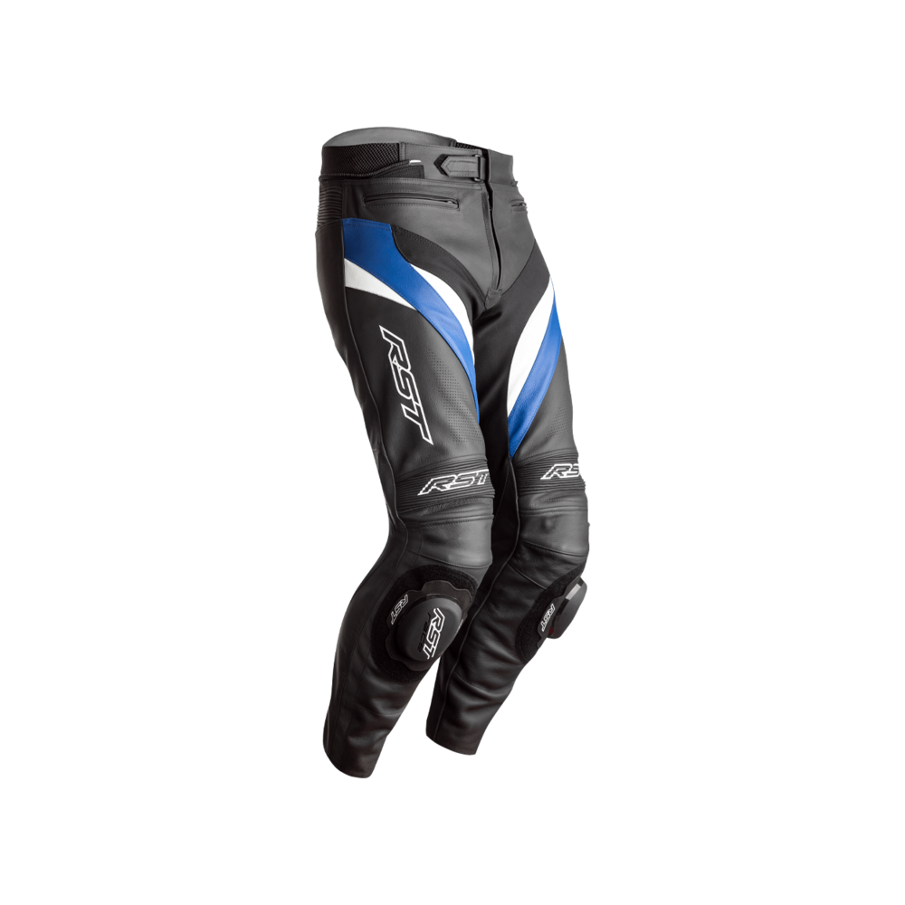 Pantalon RST Tractech Evo 4 CE cuir - noir/bleu/blanc taille S