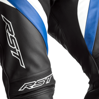 Pantalon RST Tractech Evo 4 CE cuir - noir/bleu/blanc taille XL