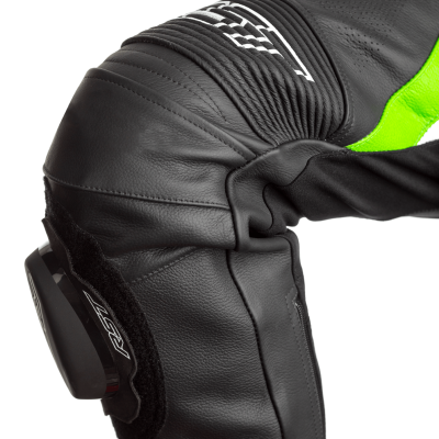 Pantalon RST Tractech Evo 4 CE cuir - noir/vert/blanc taille S