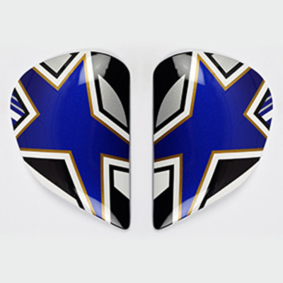 PLATINE ECRAN ARAI SAJ STARFLAG BLUE CASQUE INTEGRAL