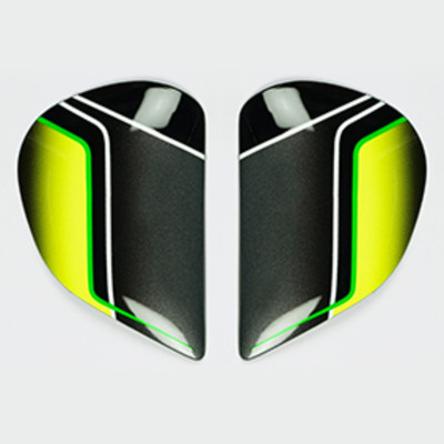 PLATINE ECRAN ARAI SAJ ELECTRIC GREEN CASQUE INTEGRAL