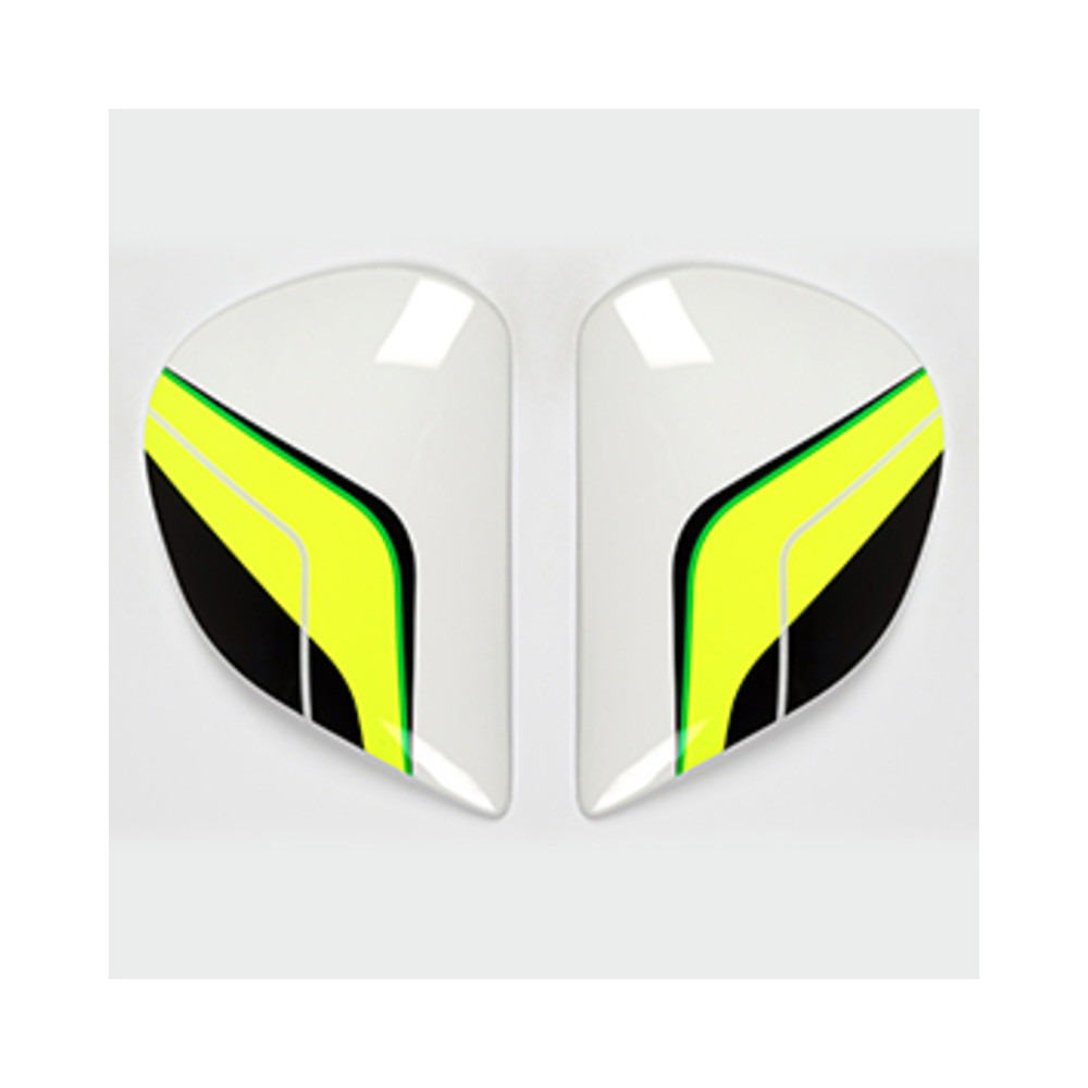 Plaques pivot ARAI Super AdSis J (LRS) Flow Green pour casques  Axces II