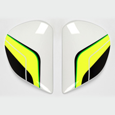 Plaques pivot ARAI Super AdSis J (LRS) Flow Green pour casques  Axces II