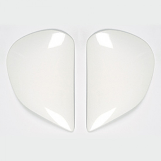 Plaques pivot ARAI Super AdSis J (LRS) Diamond White pour casques RX-7 GP/Viper/Astro-Light/Quantum/Quantum-ST/Quantum-ST PRO/Ch