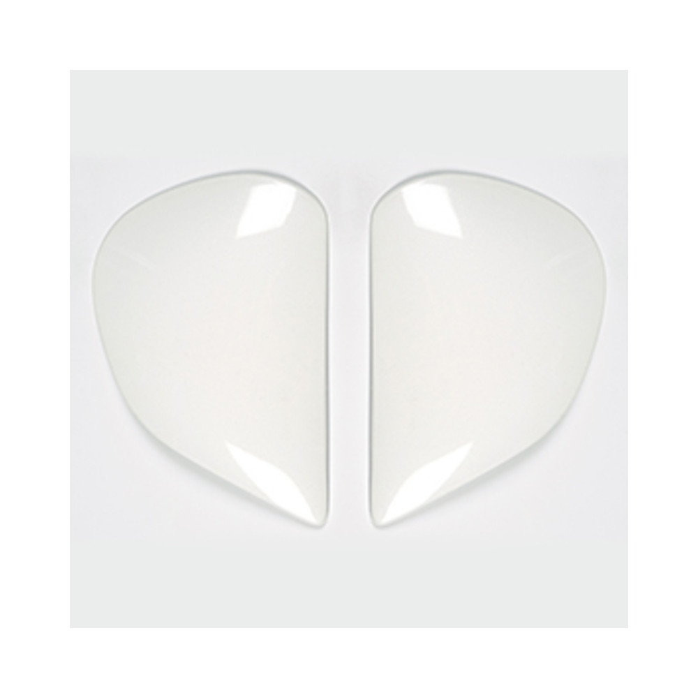 Plaques pivot ARAI Super AdSis J (LRS) Diamond White pour casques RX-7 GP/Viper/Astro-Light/Quantum/Quantum-ST/Quantum-ST PRO/Ch