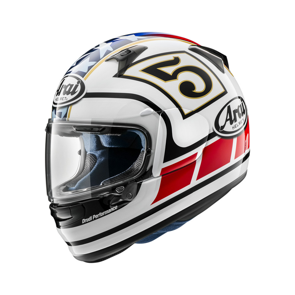 Casque ARAI Profile-V Edwards Legend blanc