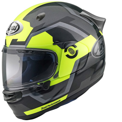 Casque ARAI Quantic Face Fluor Yellow