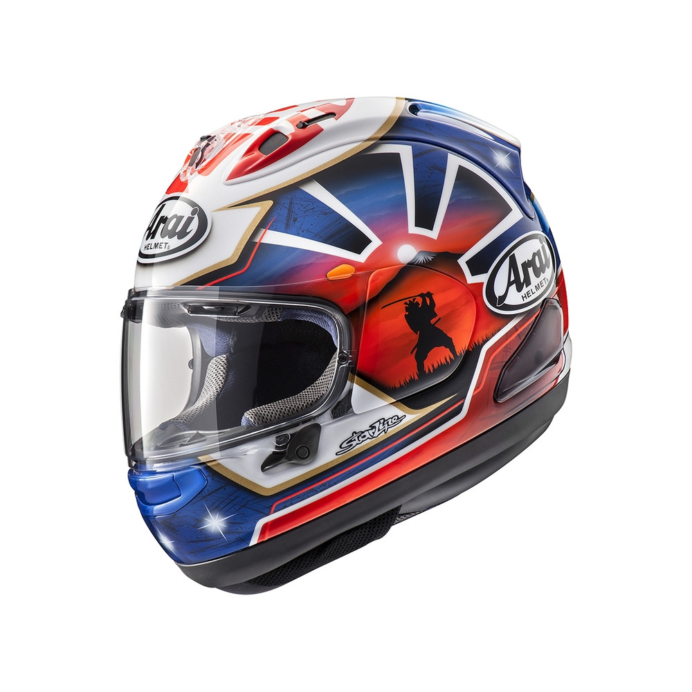 Casque ARAI RX-7V EVO Pedrosa Spirit Blue