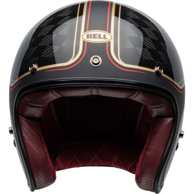 Casque BELL Custom 500 Carbon DLX - RSD Checkmate Matte/Gloss Black/Gold