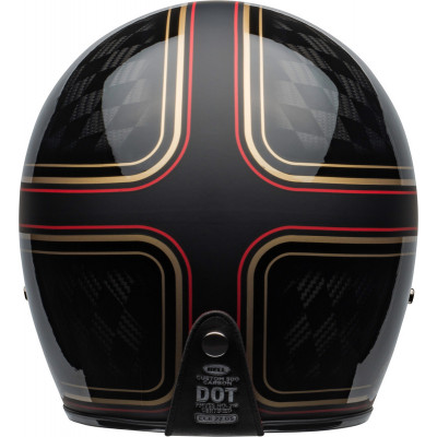 Casque BELL Custom 500 Carbon DLX - RSD Checkmate Matte/Gloss Black/Gold