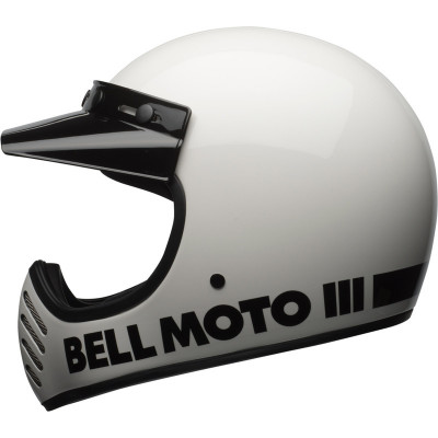 Casque BELL Moto-3 - Classic White