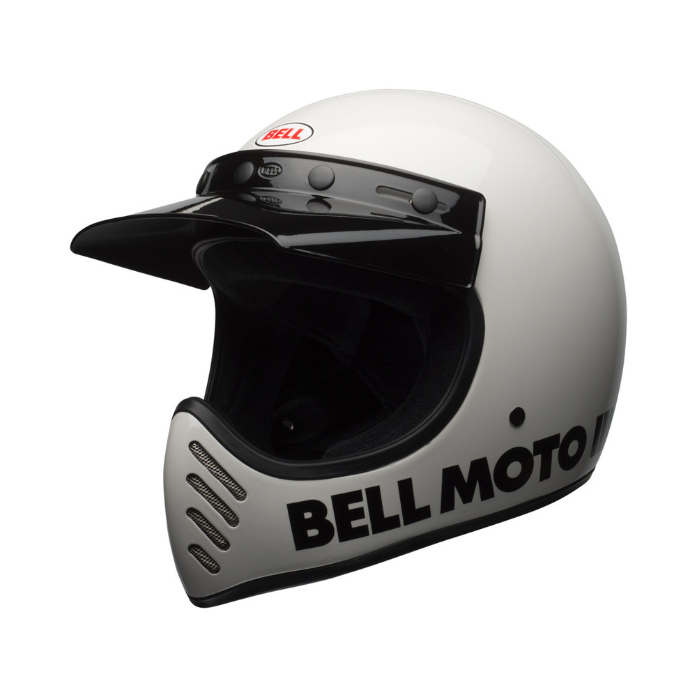 Casque BELL Moto-3 - Classic White