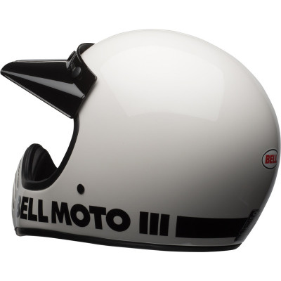 Casque BELL Moto-3 - Classic White