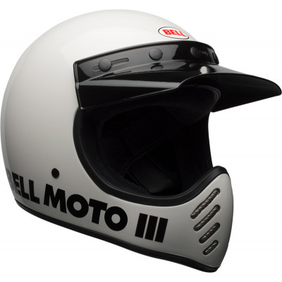 Casque BELL Moto-3 - Classic White