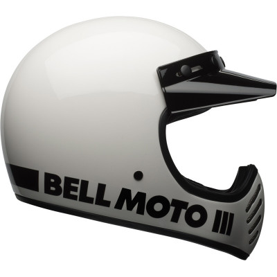 Casque BELL Moto-3 - Classic White