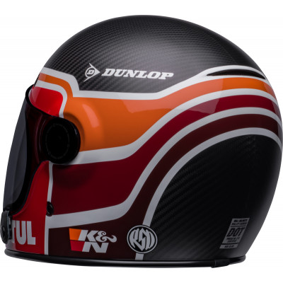 Casque BELL Bullitt Carbon - RSD Mulhollhand Mat/Brillant Noir/Rouge