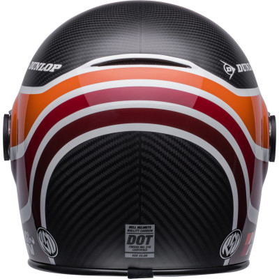 Casque BELL Bullitt Carbon - RSD Mulhollhand Mat/Brillant Noir/Rouge