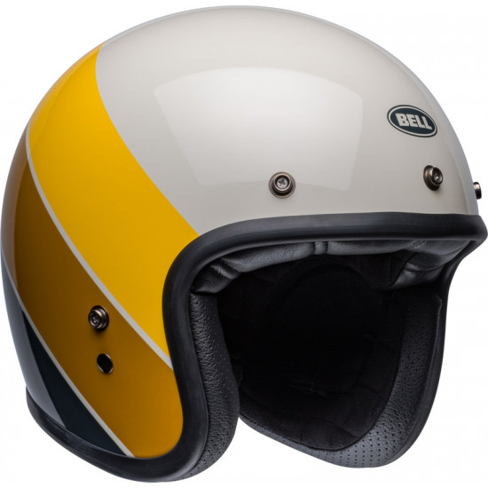 Casque BELL Custom 500 - Riff Gloss Sand/Jaune