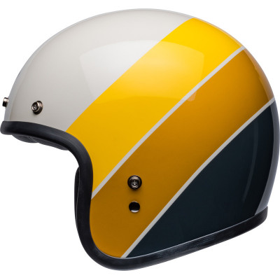 Casque BELL Custom 500 - Riff Gloss Sand/Jaune