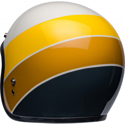 Casque BELL Custom 500 - Riff Gloss Sand/Jaune