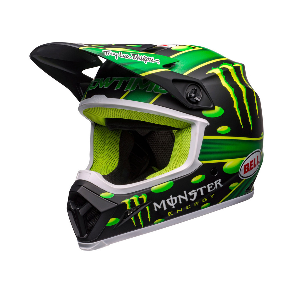 Casque BELL MX-9 Mips - McGrath Showtime Replica Matte Black/Green