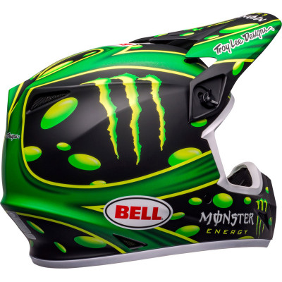 Casque BELL MX-9 Mips - McGrath Showtime Replica Matte Black/Green