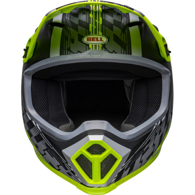 Casque BELL MX-9 Mips Offset - Mat Noir/Jaune Hi-Viz