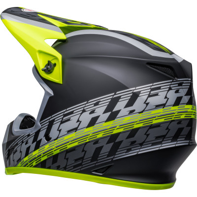 Casque BELL MX-9 Mips Offset - Mat Noir/Jaune Hi-Viz