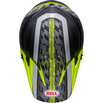 Casque BELL MX-9 Mips Offset - Mat Noir/Jaune Hi-Viz