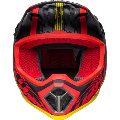 Casque BELL MX-9 Mips Offset - Mat Noir/Rouge