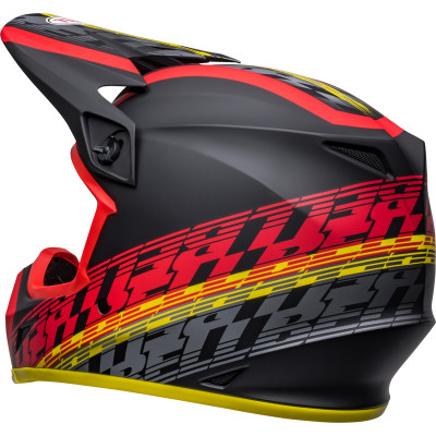 Casque BELL MX-9 Mips Offset - Mat Noir/Rouge