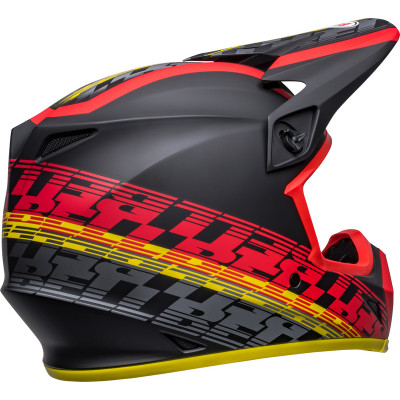 Casque BELL MX-9 Mips Offset - Mat Noir/Rouge