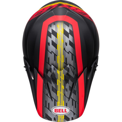 Casque BELL MX-9 Mips Offset - Mat Noir/Rouge