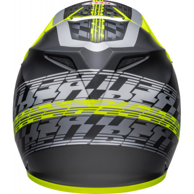 Casque BELL MX-9 Mips Offset - Mat Noir/Jaune Hi-Viz