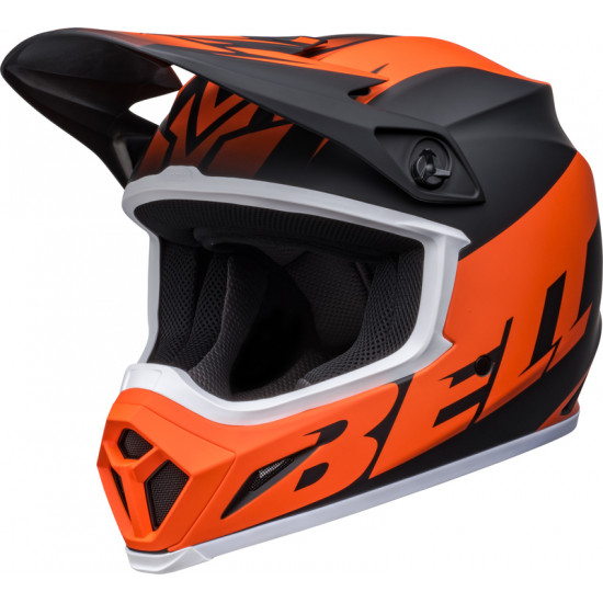 Casque BELL MX-9 Mips Disrupt - Mat Noir/Orange