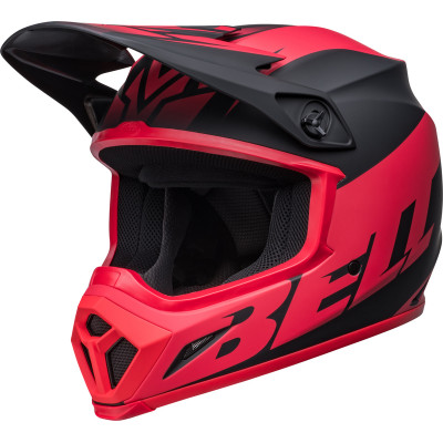 Casque BELL MX-9 Mips Disrupt - Mat Noir/Rouge