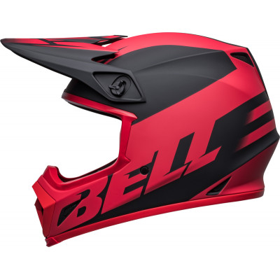 Casque BELL MX-9 Mips Disrupt - Mat Noir/Rouge