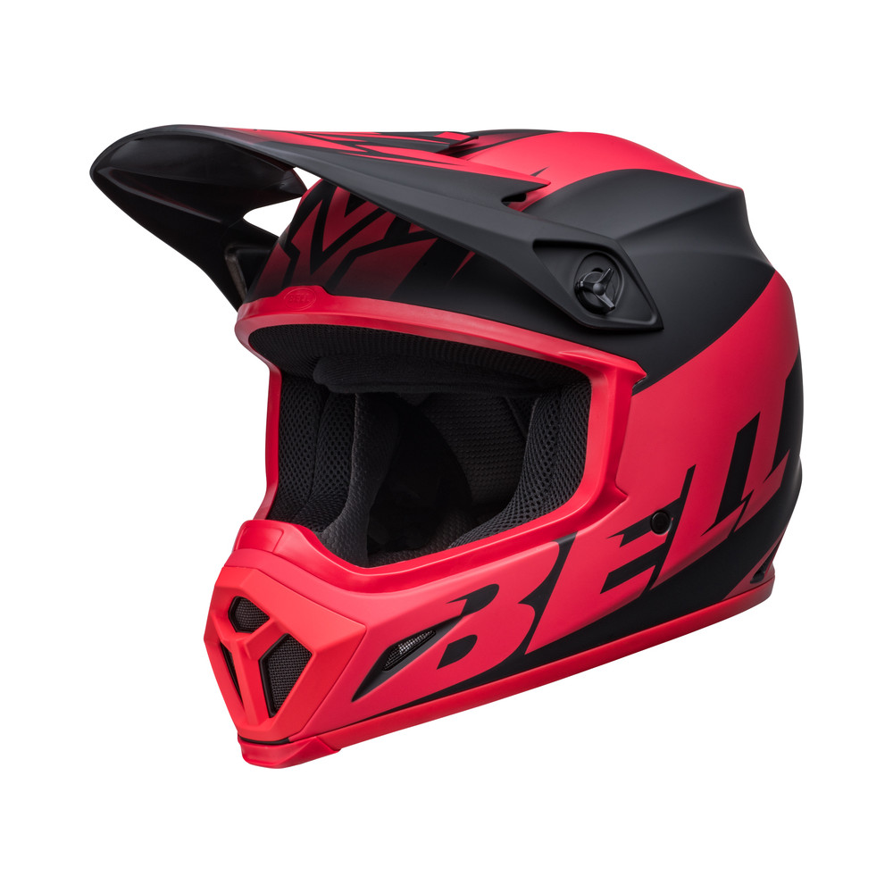 Casque BELL MX-9 Mips Disrupt - Mat Noir/Rouge