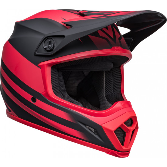 Casque BELL MX-9 Mips Disrupt - Mat Noir/Rouge