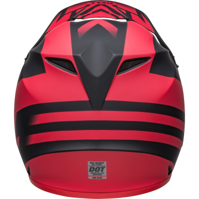 Casque BELL MX-9 Mips Disrupt - Mat Noir/Rouge