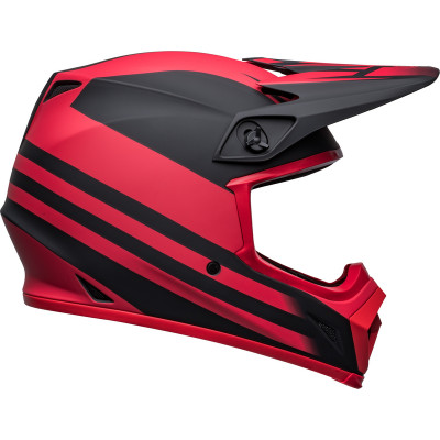 Casque BELL MX-9 Mips Disrupt - Mat Noir/Rouge