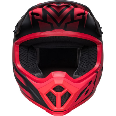 Casque BELL MX-9 Mips Disrupt - Mat Noir/Rouge