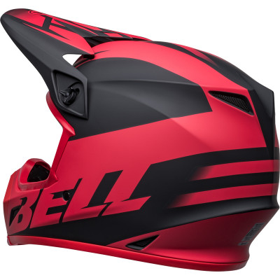 Casque BELL MX-9 Mips Disrupt - Mat Noir/Rouge