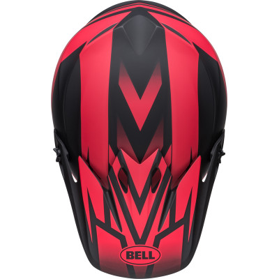 Casque BELL MX-9 Mips Disrupt - Mat Noir/Rouge