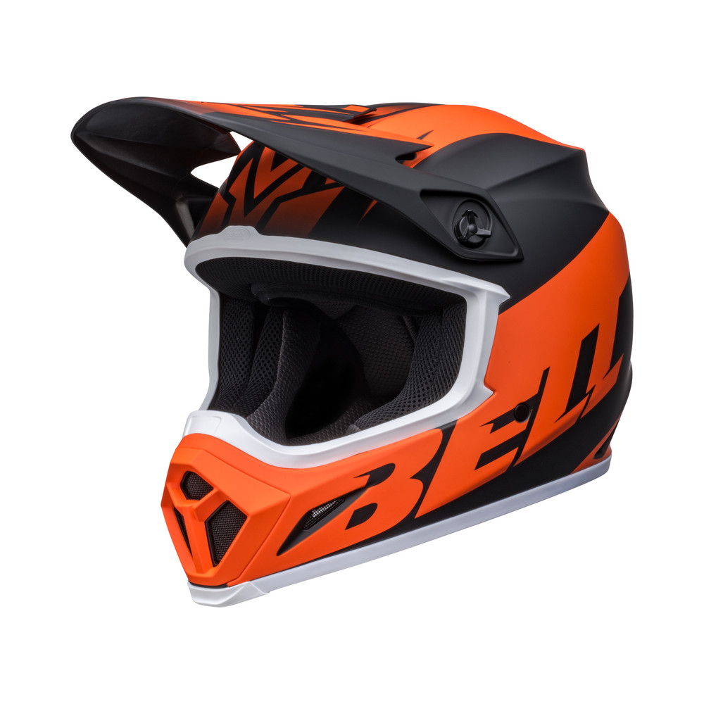 Casque BELL MX-9 Mips Disrupt - Mat Noir/Orange