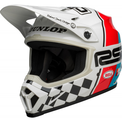 Casque BELL MX-9 Mips RSD The Rally - Noir/Blanc