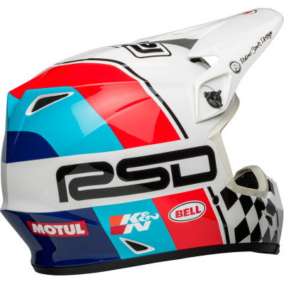 Casque BELL MX-9 Mips RSD The Rally - Noir/Blanc