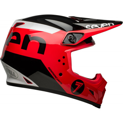 Casque BELL MX-9 Mips - Seven Phaser Matte Red/Black